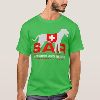 K9 Sökning och Rädding SAR (12) T Shirt