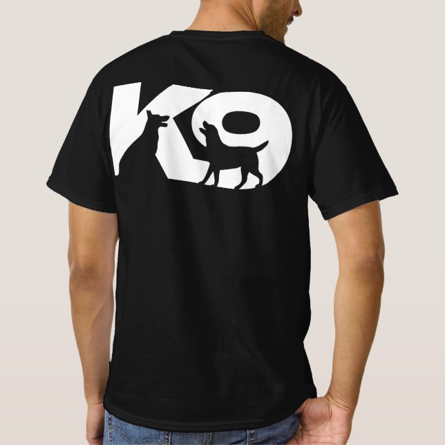 K9 Team - K9-hanterare T-Shirt (Baksida)