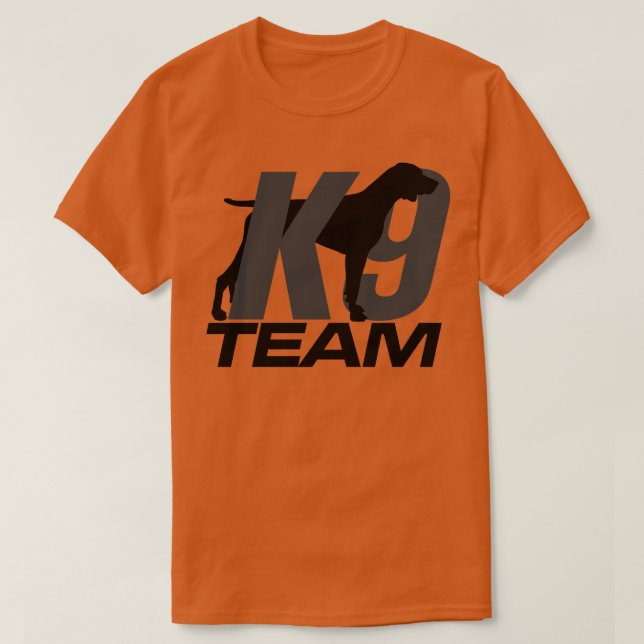 K9 Team Tysk Shorthar Pointer 2 T Shirt (Design framsida)