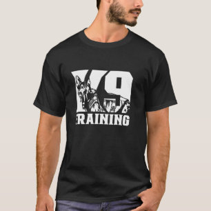 K9 Träning K 9 Service Hund Handler Traler T Shirt
