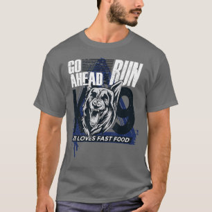 K9 Tysk Shepherd Police Hund T Shirt