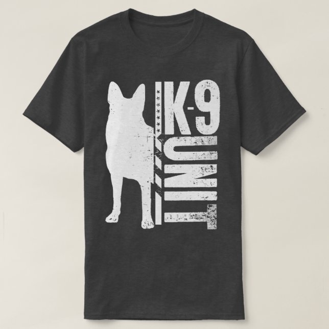 K9 Tyska shepherd (3) T Shirt (Design framsida)