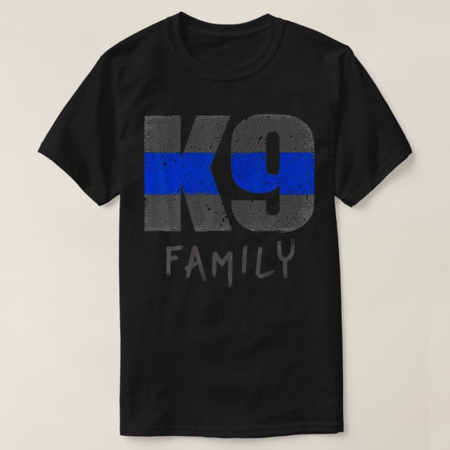 K9Familj efter WitaDesign#1 T Shirt (Design framsida)