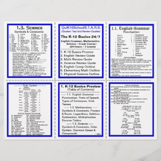 K-12 Basics 24/7 - Crash Course - Pocket Pamphlet Reklamblad