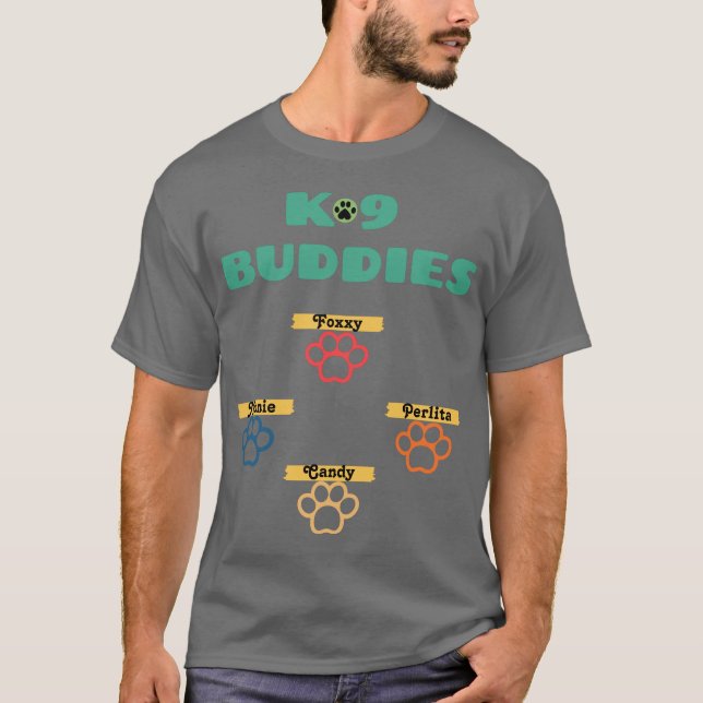 K-9 Buddies T Shirt (Framsida)