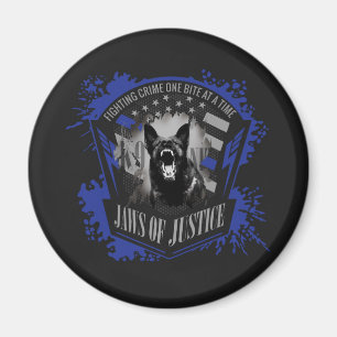 K-9 enhet - käkar av rättvisa magnet
