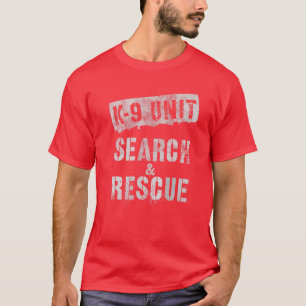 K-9 ENHETSSÖKNING T SHIRT
