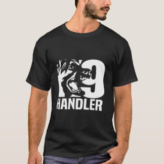 K-9-hanterare polis sheriff poliser rättsväsendet t shirt