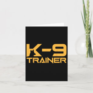 K-9 K9 Hund Handler Trainer Police Security Hallmu Kort