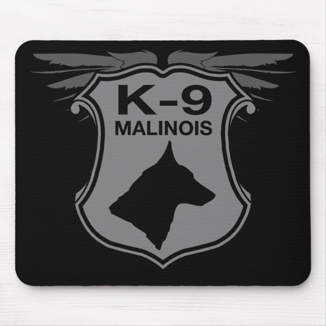 K-9 Malinois Mousepad Musmatta (Framsidan)