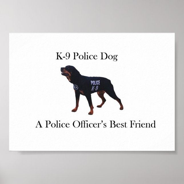 K-9-polisens Hund Poster (Framsidan)