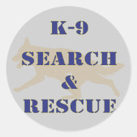 K-9 Search and Rädding GSD