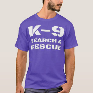 K-9 Sökning och Rädding-Hund-hanterare SAR K9 T Shirt
