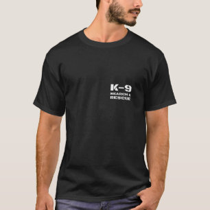 K 9 Sökning och Rädding-Hund-hanterare SAR K9 T Shirt