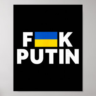 K##a Putin Jag Står Med Ukraina Poster
