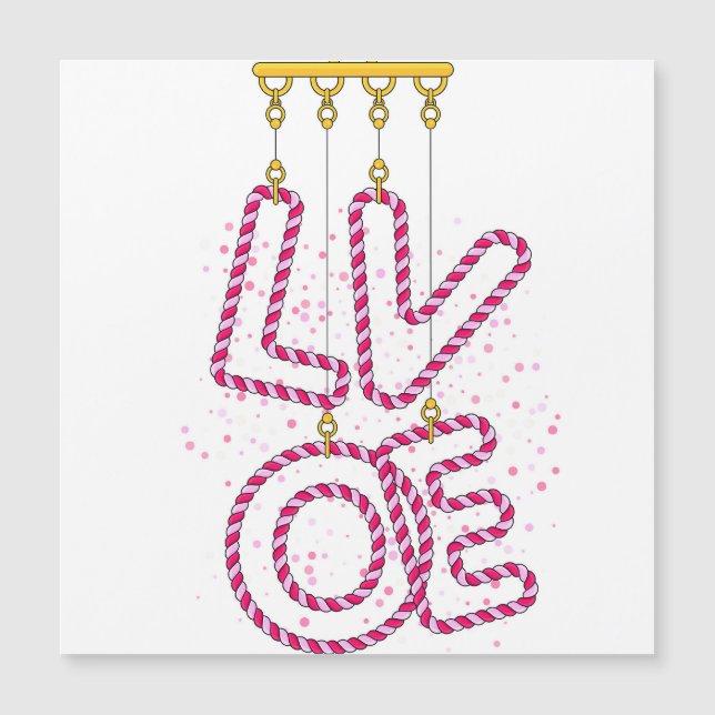 K Ä R L E K MAGNETISK INBJUDNINGSKORT (Framsida)