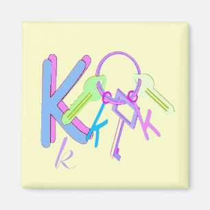 K - Alfabet Magnet
