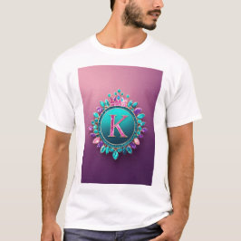 K alfabet namn t shirt