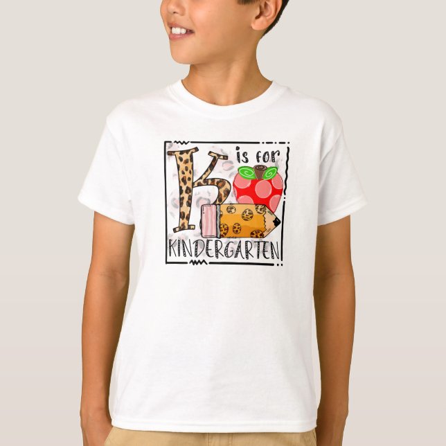 K är för förskola t shirt (Framsida)