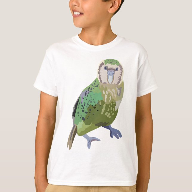 K är för Kakapo T Shirt (Framsida)