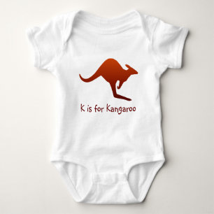 K är för Kangaroo Baby T Shirt