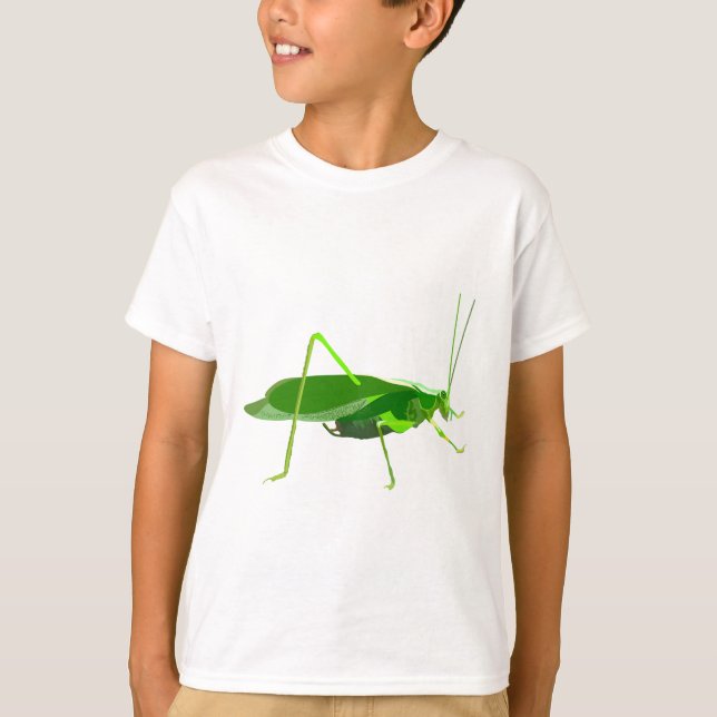 K är för Katydid T Shirt (Framsida)