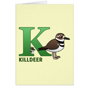 K är för Killdeer OBS Kort