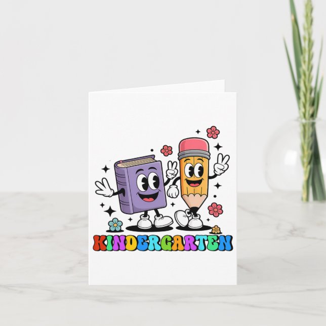 K är för Kindergarten Lärarpencil Bok tillbaka til Kort (Framsida)