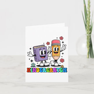 K är för Kindergarten Lärarpencil Bok tillbaka til Kort