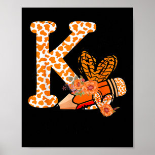 K är för Kindness Orange Anti Bulling Unity Day T Poster