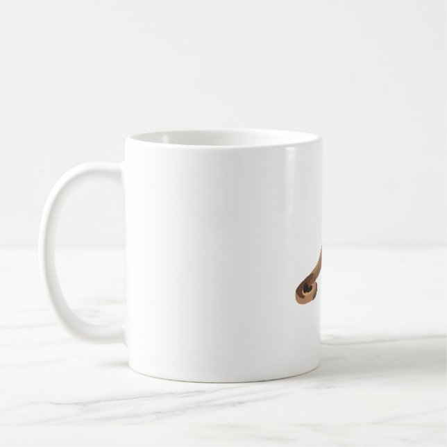 K är för Kinkajou Kaffemugg (Vänster)