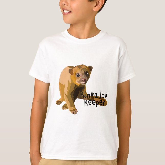 K är för Kinkajou Keeper T Shirt (Framsida)