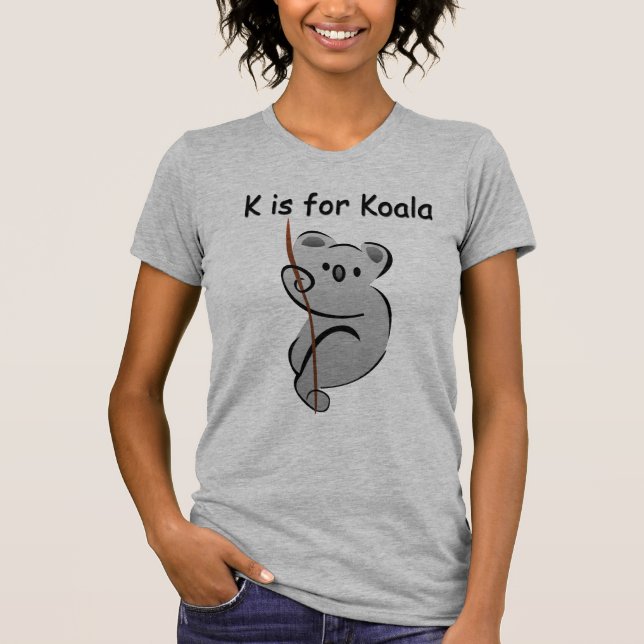 K är för Koala T Shirt (Framsida)