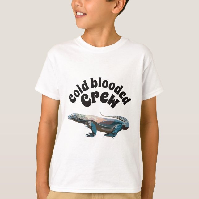 K är för Komodo Dragon T Shirt (Framsida)