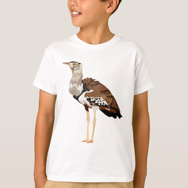 K är för Kori Bustard T Shirt (Framsida)