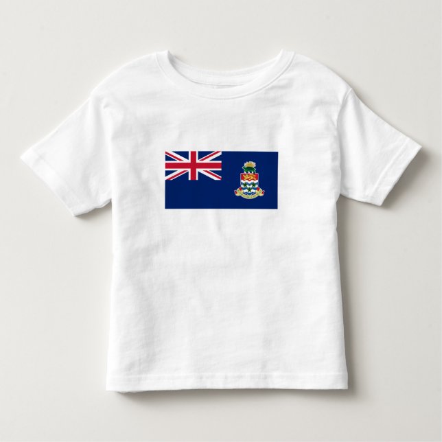 K Caymanöarnas flagga T Shirt (Framsida)