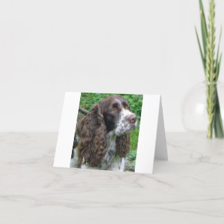 "K.D." Notecard Kort