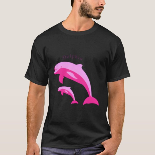 K-delfiner Mor och Baby T Shirt (Framsida)