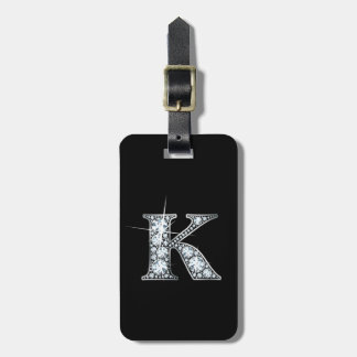 K "Diamond Bling" Bagage Tag Bagagebricka