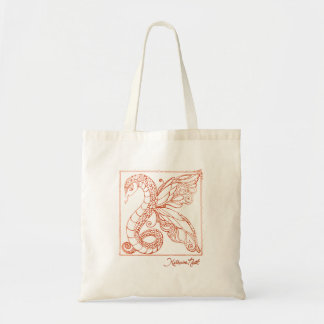 K Dragon Orange Bag Tygkasse