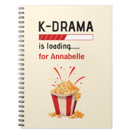 K-Drama is loading Personalized Notebook Anteckningsbok
