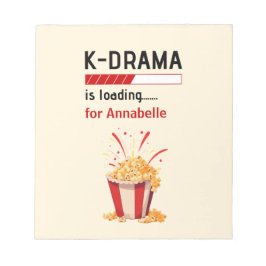 K-Drama laddar Personligt Anteckningsblock
