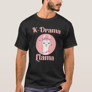 K-Drama Llama Sydkoreanska Flagga Kdrama Älskare K T Shirt