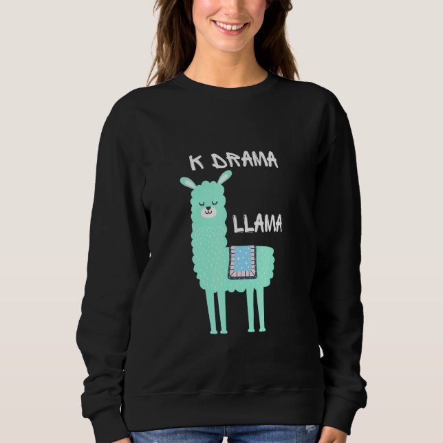 K Drama Llama T Shirt (Framsida)