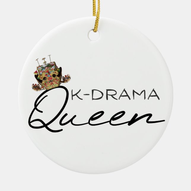 K-drama Queen Ceramic Ornament (Framsidan)