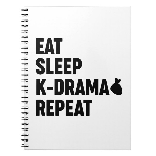 K-Drama | Sydkoreas K-Pop Gift Idea Anteckningsbok (Framsidan)