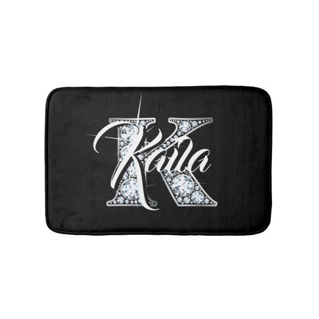 K Faux Diamond Bath Mat Badrumsmatta (Framsidan)
