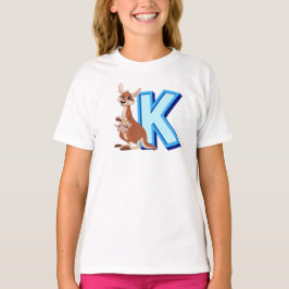 K för känguru t shirt