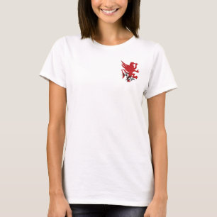 K. Griffin Red California Ull Joggare T Shirt