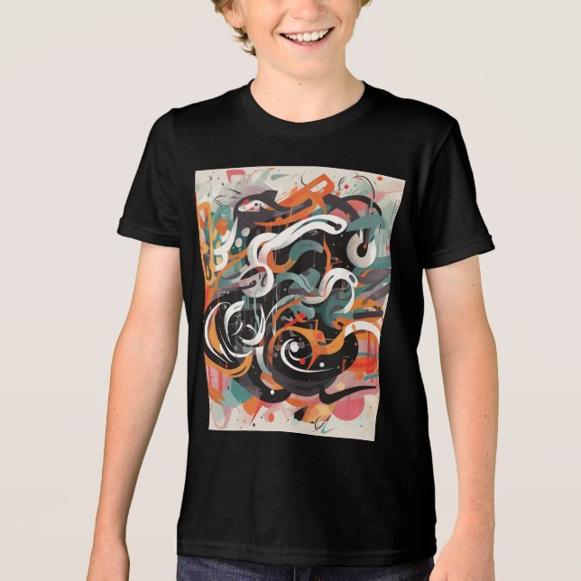 K-Hip hop Fusion T Shirt (Framsida)